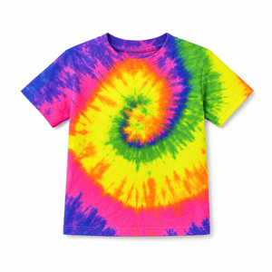ILTEX Apparel Kids Clothing Tie Dye Neon Rainbow T-Shirt - Youth