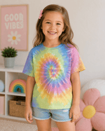 ILTEX Apparel Kids Clothing Tie Dye Pastel T-Shirt - Youth