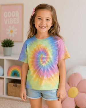 ILTEX Apparel Kids Clothing Tie Dye Pastel T-Shirt - Youth