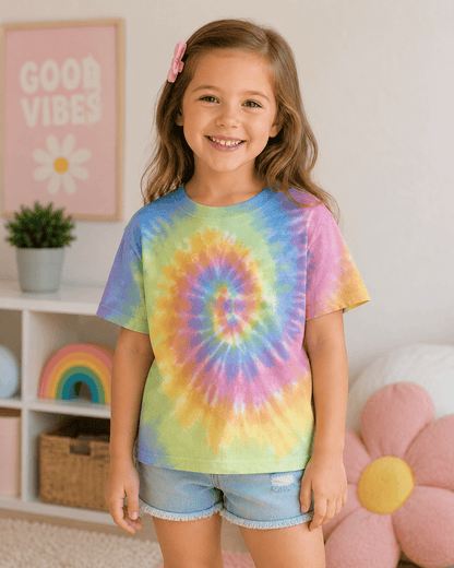ILTEX Apparel Kids Clothing Tie Dye Pastel T-Shirt - Youth