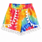 ILTEX Apparel Kids Clothing Tie Dye Pom Pom Shorts Kids