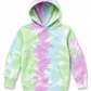 ILTEX Apparel Kids Clothing Tie Dye Youth Seafoam Aqua Pink Heavyweight Hoodie