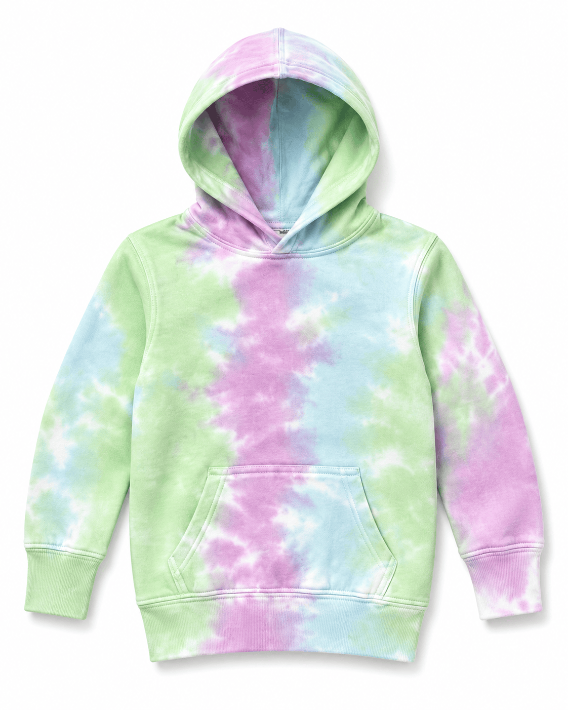 ILTEX Apparel Kids Clothing Tie Dye Youth Seafoam Aqua Pink Heavyweight Hoodie