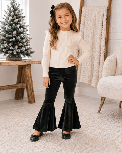 ILTEX Apparel Kids Clothing Velvet Bell Bottom Pants