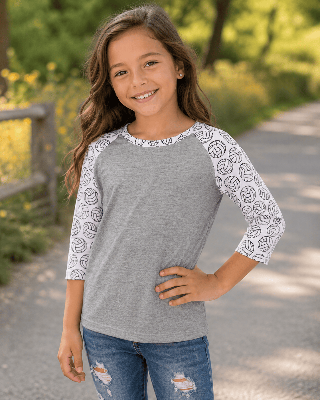 ILTEX Apparel Kids Clothing Volleyball Sleeve Raglan Kids