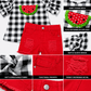 ILTEX Apparel Kids Clothing Watermelon Checkered Red Shorts Outfit