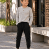 Youth Comfort Plain Jogger Pants - Black