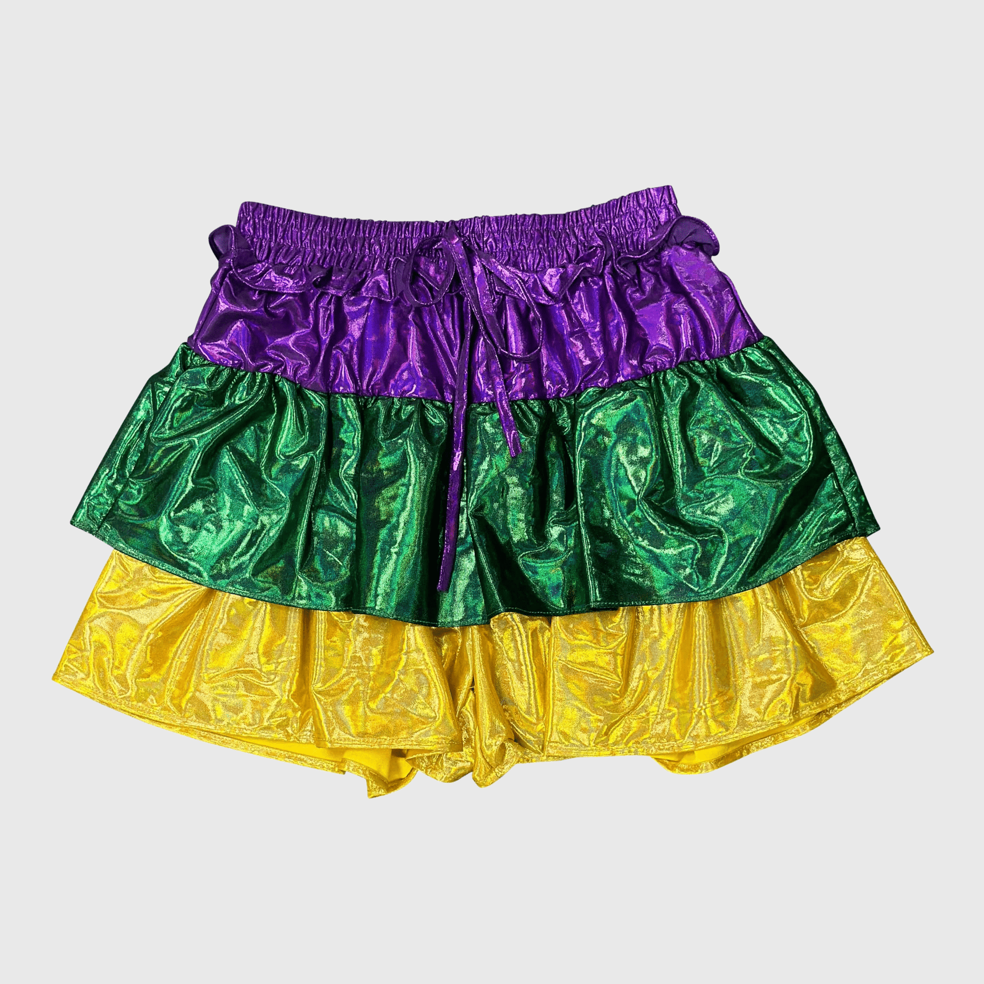 ILTEX Apparel Mardi Gras Metallic Shorts