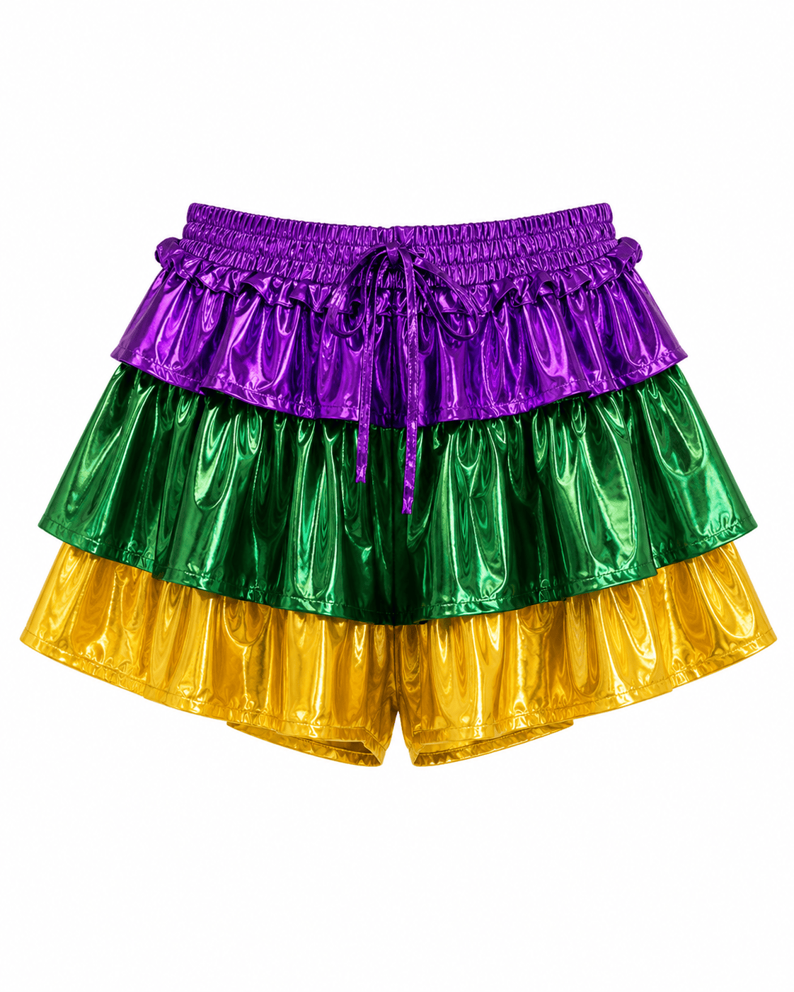 ILTEX Apparel Mardi Gras Metallic Shorts