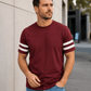 ILTEX Apparel Maroon / Small 2 Stripes Jersey T-Shirt
