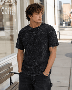 ILTEX Apparel Mineral Black / Small Adult Mineral Tee 6.5oz | MT600