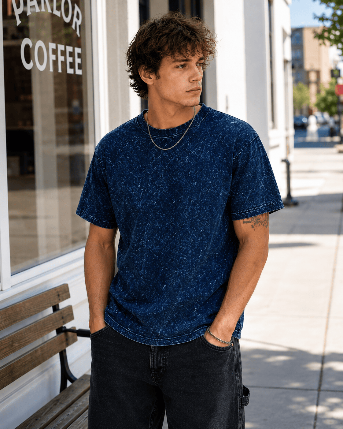 ILTEX Apparel Mineral Navy / Small Adult Mineral Tee 6.5oz | MT600