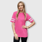 ILTEX Apparel Pink / Small 2 Stripes Jersey T-Shirt