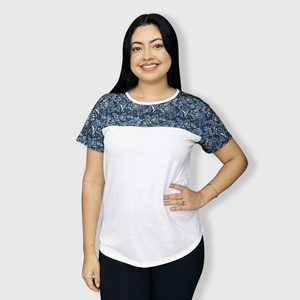 ILTEX Apparel Printed Women Short Sleeve Floral Top