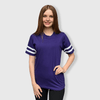 2 Stripes Jersey T-Shirt - Purple