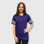 ILTEX Apparel Purple / Small 2 Stripes Jersey T-Shirt