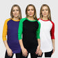 ILTEX Apparel Raglan Adult 3/4 Sleeve Raglan Baseball T-Shirt - 35+ Colors