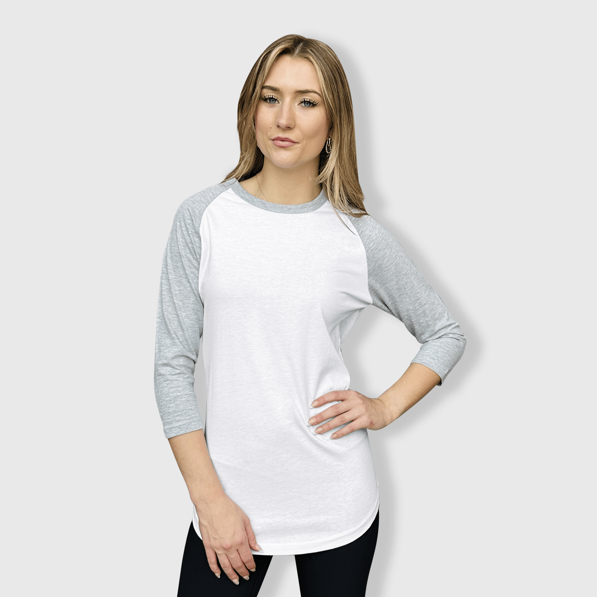 ILTEX Apparel Raglan Adult 3/4 Sleeve Raglan Baseball T-Shirt - 35+ Colors
