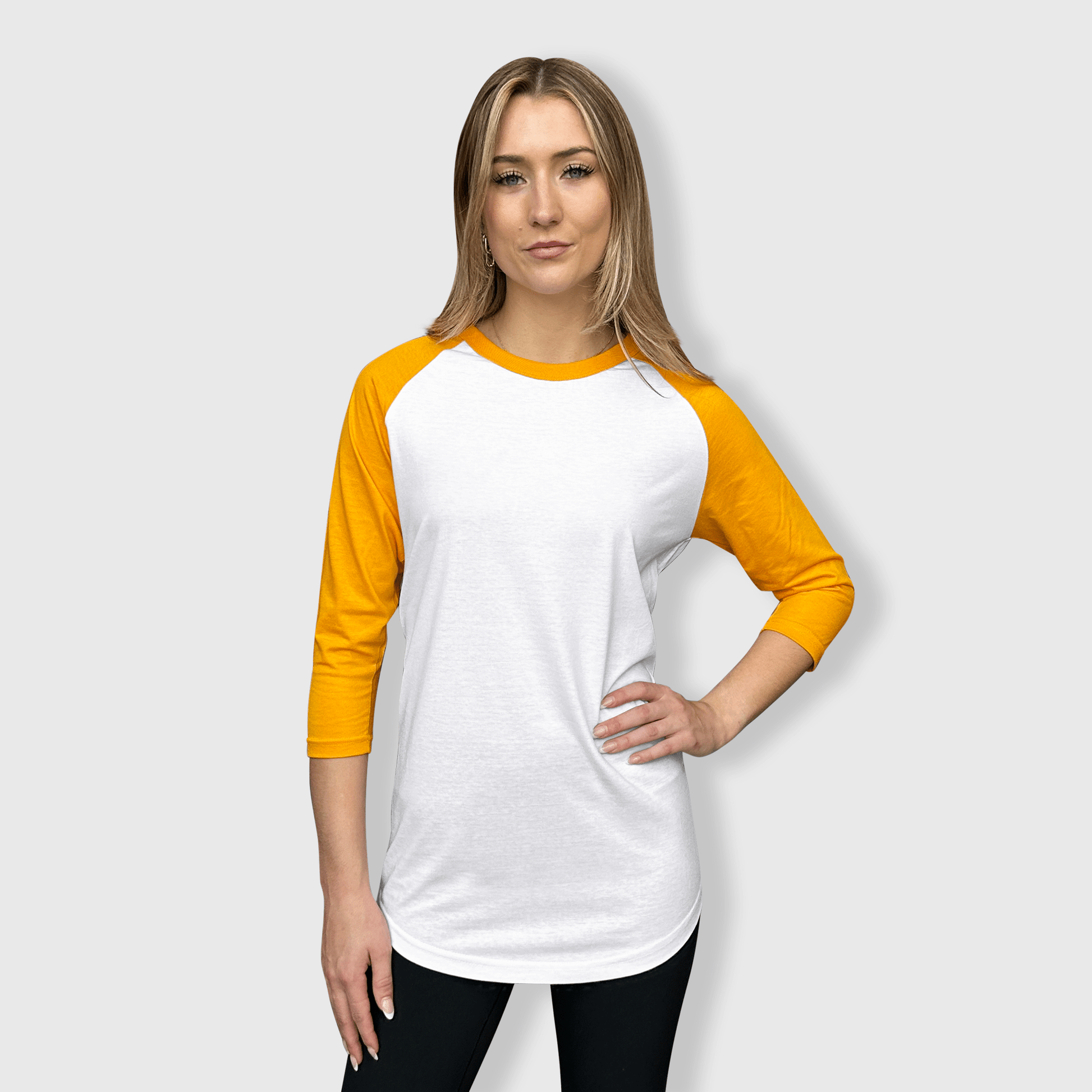 ILTEX Apparel Raglan Adult 3/4 Sleeve Raglan Baseball T-Shirt - 35+ Colors