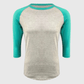 Adult 3/4 Sleeve Raglan Baseball T-Shirt - 35+ Colors