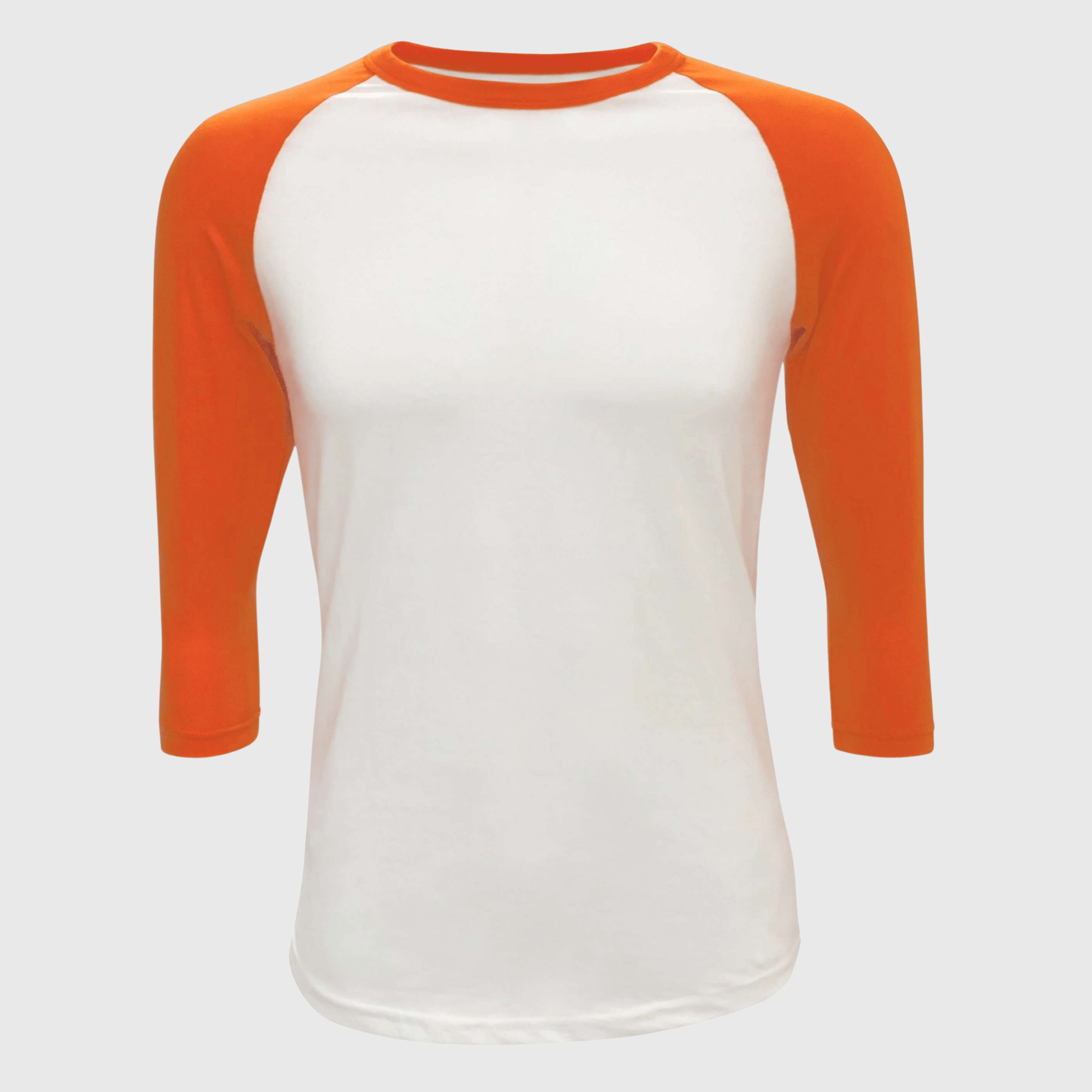 ILTEX Apparel Raglan Adult Plain Raglan 3/4 T-Shirt - White Body