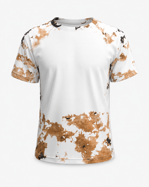 ILTEX Apparel Reverse Cow Light Brown Blank Faux Bleached Kids Top