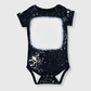 ILTEX Apparel Romper Black / 0-3 Months Faux Bleached Onesie