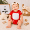 Faux Bleached Onesie - Red