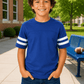 ILTEX Apparel Royal Blue / 6 months 2 Stripes Jersey T-Shirt Kids