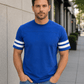 ILTEX Apparel Royal Blue / Small 2 Stripes Jersey T-Shirt