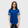 2 Stripes Jersey T-Shirt - Royal Blue