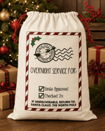 ILTEX Apparel Santa Sack - Border Candy Cane