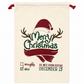 ILTEX Apparel Santa Sack - Merry Christmas Santa Hat