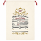 ILTEX Apparel Santa Sack - North Pole Express Gold