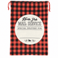 ILTEX Apparel Santa Sack - Red Plaid