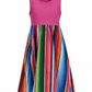 ILTEX Apparel Serape Pink Maxi Dress Kids