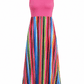 ILTEX Apparel Serape Pink Maxi Dress Women