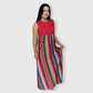 ILTEX Apparel Serape Red Maxi Dress Women