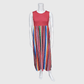 ILTEX Apparel Serape Red Maxi Dress Women