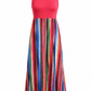 ILTEX Apparel Serape Red Maxi Dress Women