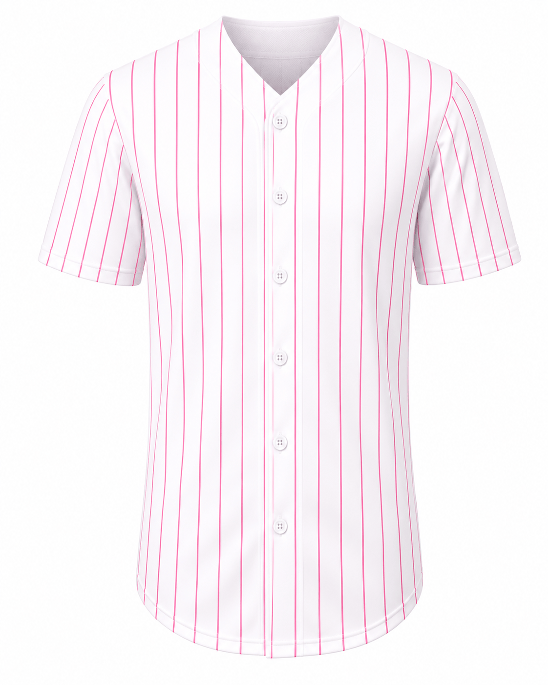 ILTEX Apparel Shirts & Tops Adult Pinstripe Button-Down Baseball Jersey