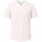 ILTEX Apparel Shirts & Tops Adult Pinstripe Button-Down Baseball Jersey