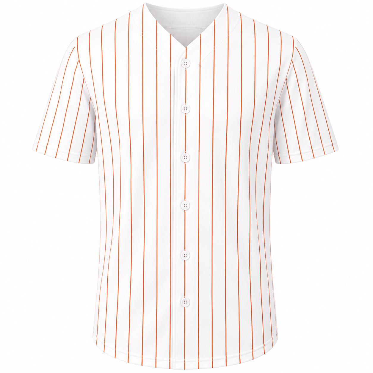 ILTEX Apparel Shirts & Tops Adult Pinstripe Button-Down Baseball Jersey