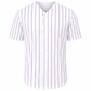 ILTEX Apparel Shirts & Tops Adult Pinstripe Button-Down Baseball Jersey