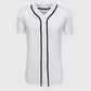 ILTEX Apparel Shirts & Tops Baseball Button Down Jersey Adult