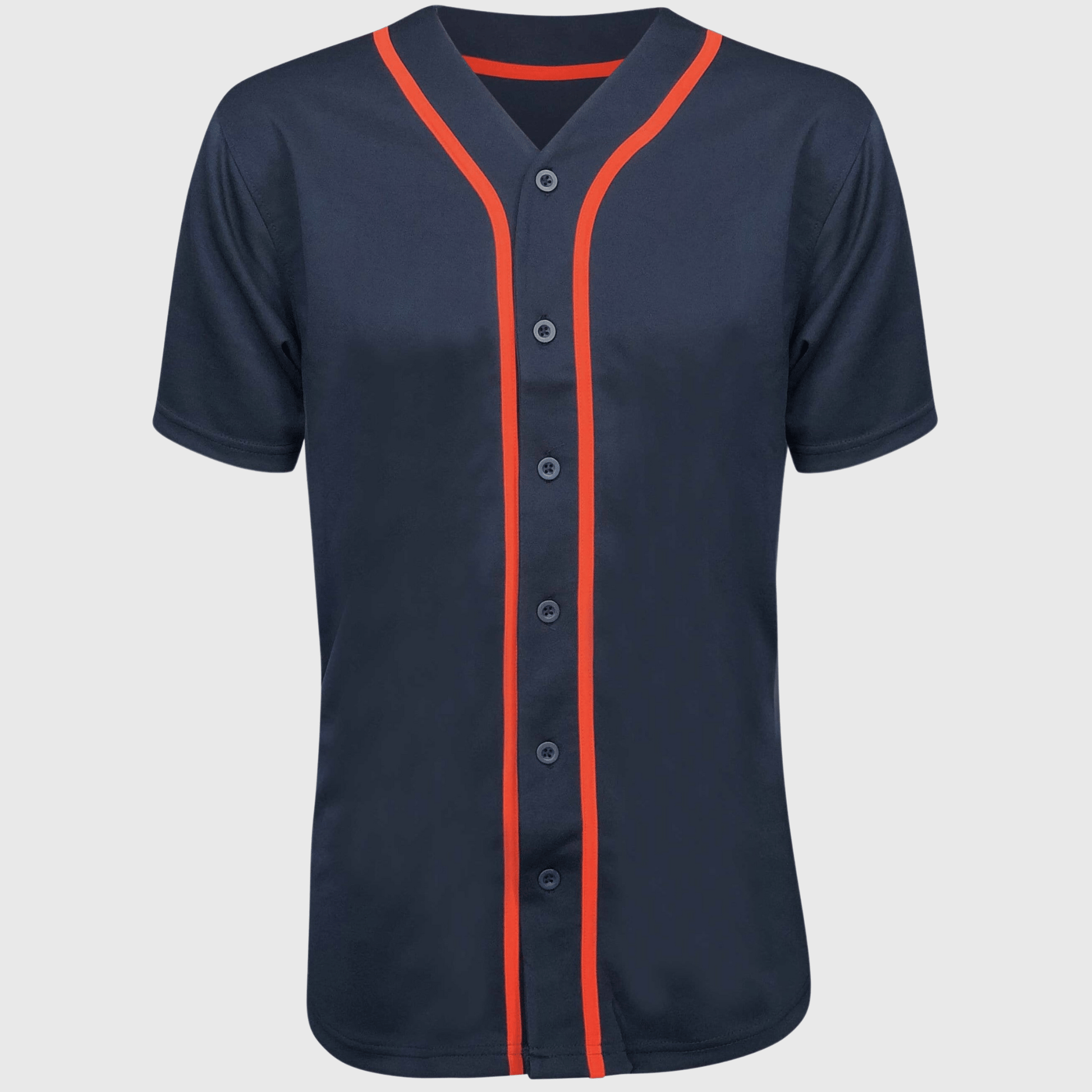 ILTEX Apparel Shirts & Tops Baseball Button Down Jersey Adult