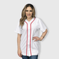 ILTEX Apparel Shirts & Tops Baseball Button Down Jersey Adult