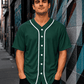 ILTEX Apparel Shirts & Tops Forrest Green/White / Small Adult Button-Down Baseball Jersey