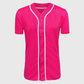 ILTEX Apparel Shirts & Tops Pink / Small Baseball Button Down Jersey Adult