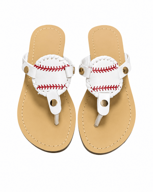 ILTEX Apparel Shoes Sandals Women Baseball Flip Flops